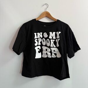 In my spooky era crop top Halloween shirt size XL